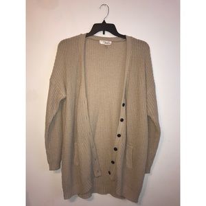 Plus Size Knit Sweater Cardigan